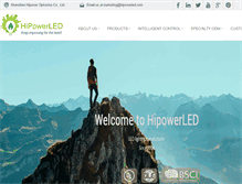 Tablet Screenshot of hipowerled.com